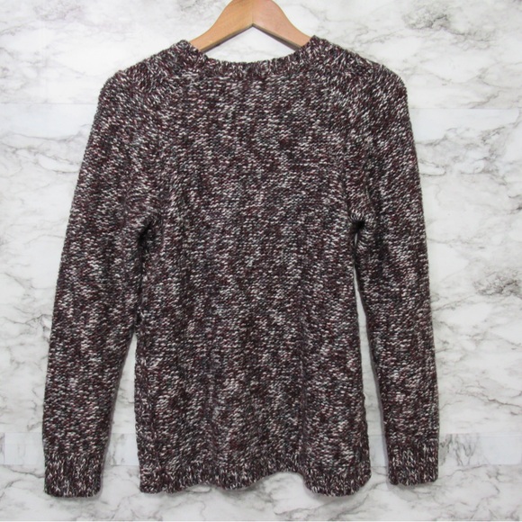 Madewell Marled Side Slit Knit Sweater Size Medium - Picture 6 of 14